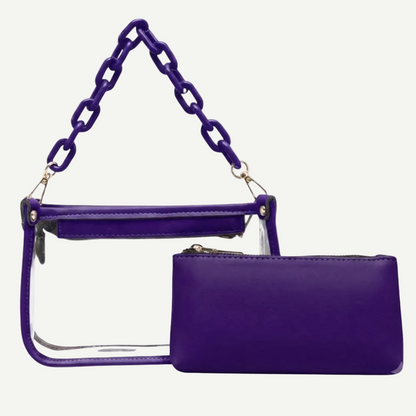 Stacey Vegan Clear Satchel 2