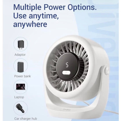 DiveBlues Turbo Breeze Desk Fan