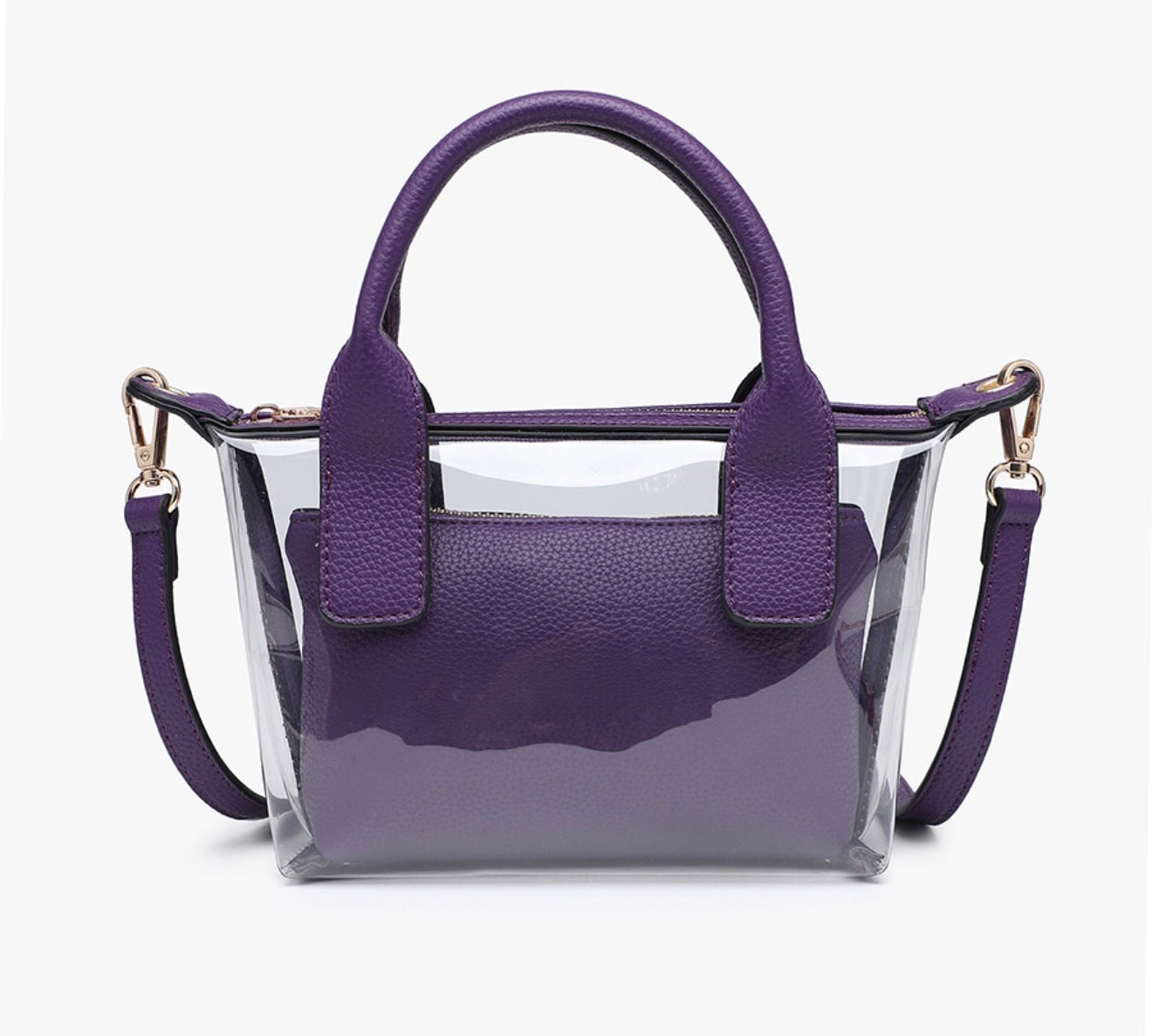 Stacey Vegan Clear Satchel