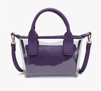 Stacey Vegan Clear Satchel