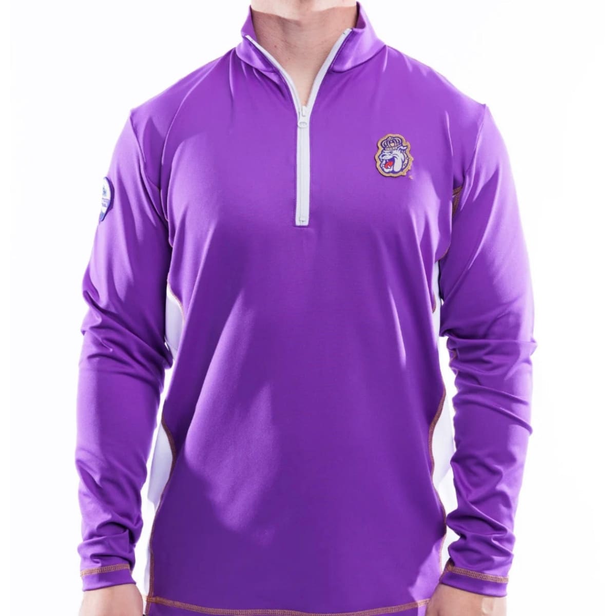 JMU SOLAR STRETCH 1/2 ZIP - Purple / Small - Jacket