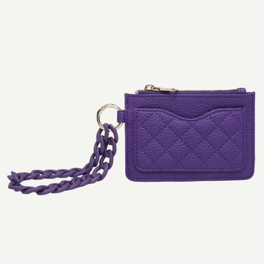Rhodes Vegan Quilted Wristlet