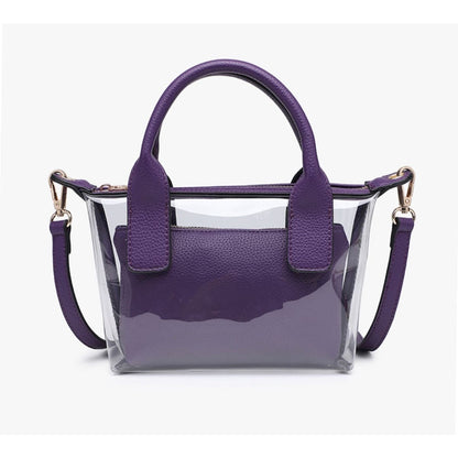 Stacey Vegan Clear Satchel